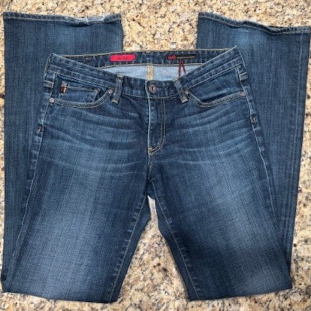 AG "The Club" Flare Jeans Distressed Denim, Size 29